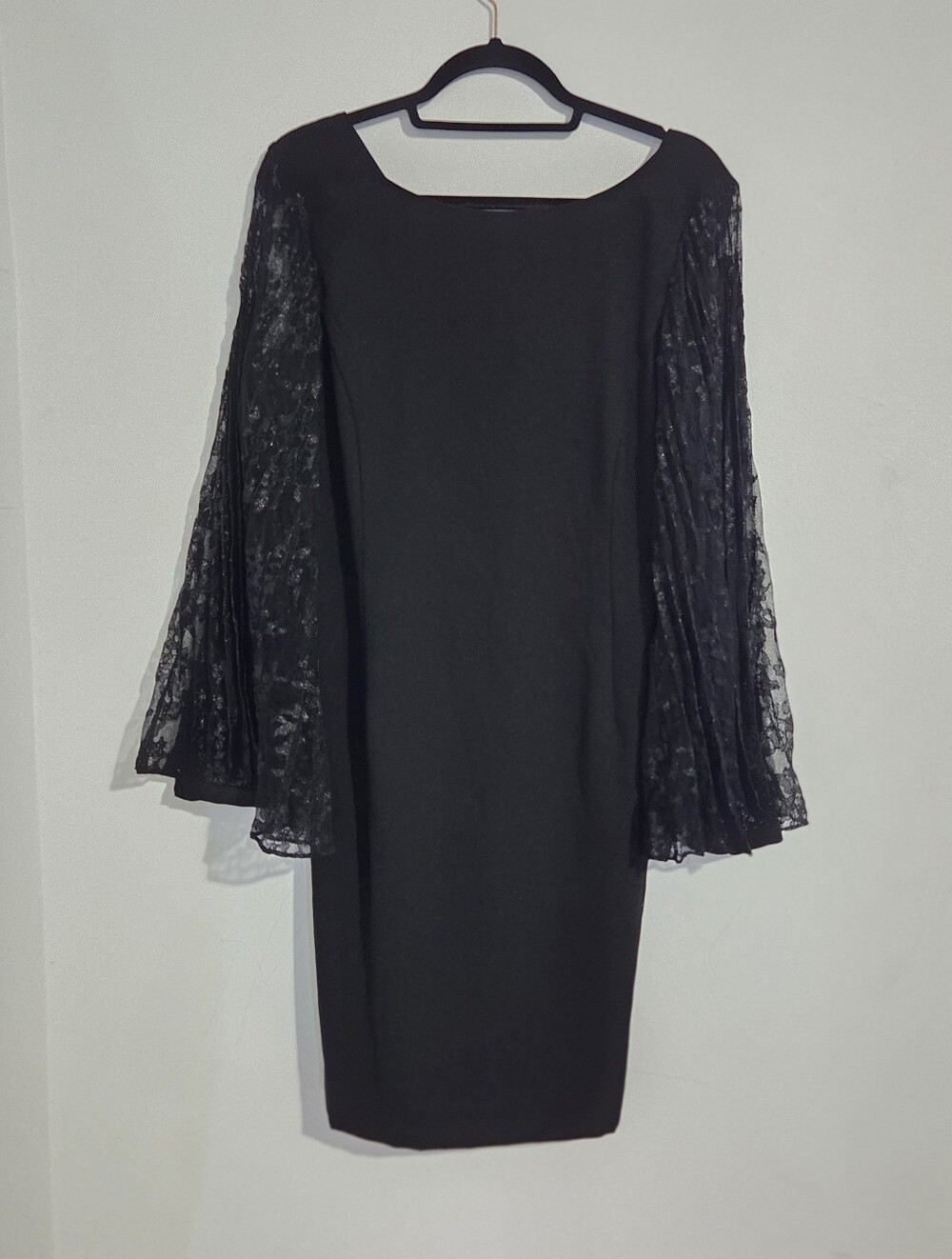 Tahari ASL Lace Sleeve Sheath Dress